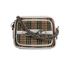 1983 Check Link Crossbody, &pound;355, Handbags, Beige/White, Leather, Front view